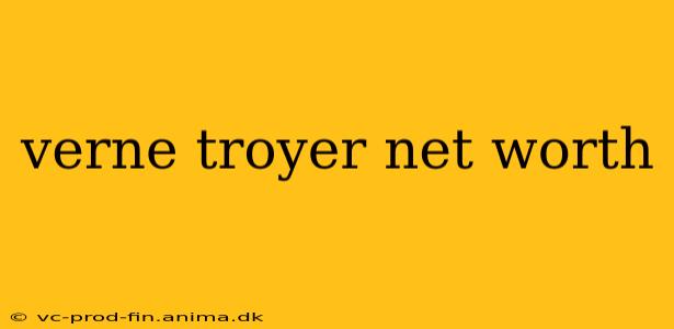 verne troyer net worth