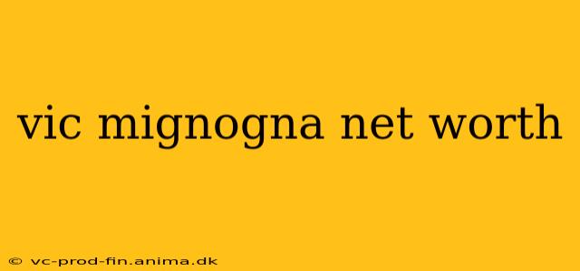 vic mignogna net worth