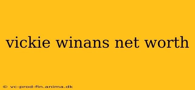 vickie winans net worth