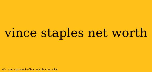 vince staples net worth
