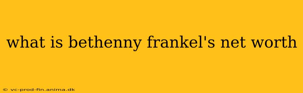 what is bethenny frankel's net worth