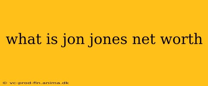 what is jon jones net worth