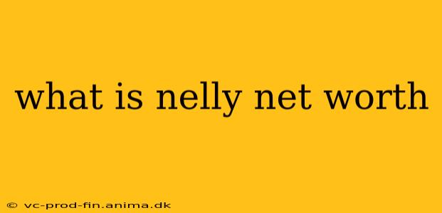 what is nelly net worth
