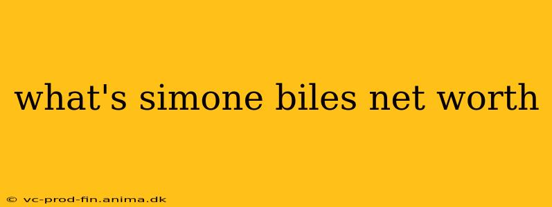 what's simone biles net worth