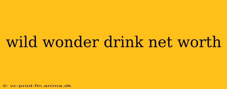 wild wonder drink net worth