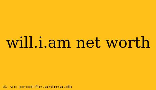 will.i.am net worth