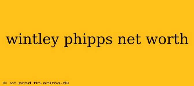 wintley phipps net worth