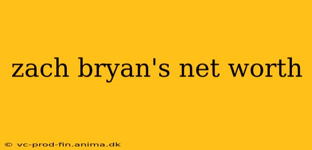 zach bryan's net worth